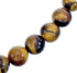 Tiger Eye Genuine Sterling Silver Bead Southwestern Necklace BX120757